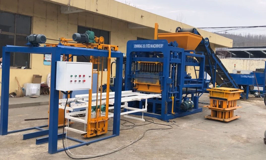 Qt4-20/4-18 Full Automatic Hydraulic Concrete Hollow Hourdis Curbstone Paver Block Automatic Brick Making Machine in Jamaica