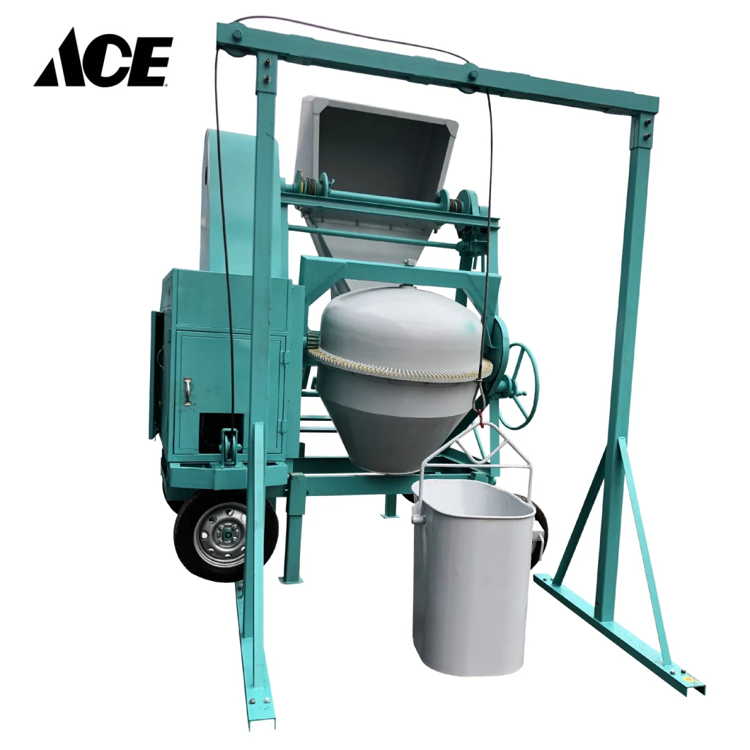 Lift Hopper Cement Mixer Hydraulic Concrete Mixer Free-Fall Concrete Mixer