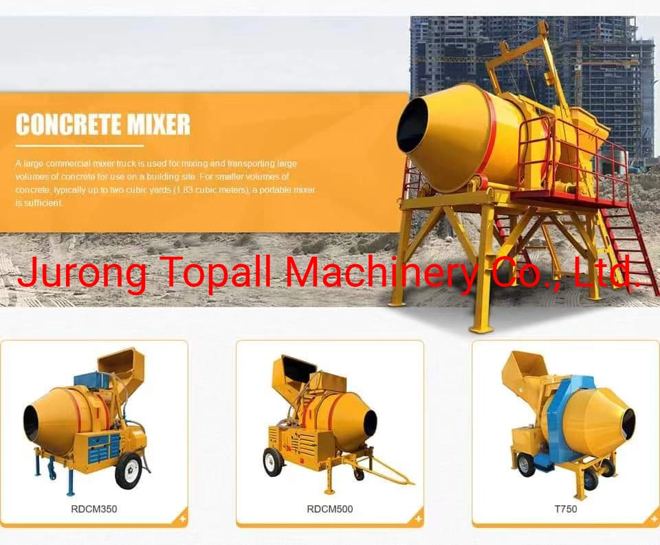 Best Price Lightweight Portable Convenient for Moving Diesel Rdcm Used Concrete Mixer