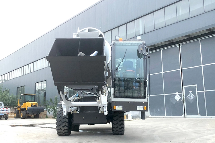 New Ltmg China with Lift Self Loading Swing Drum Diesel Mini Concrete Mixer Trucks