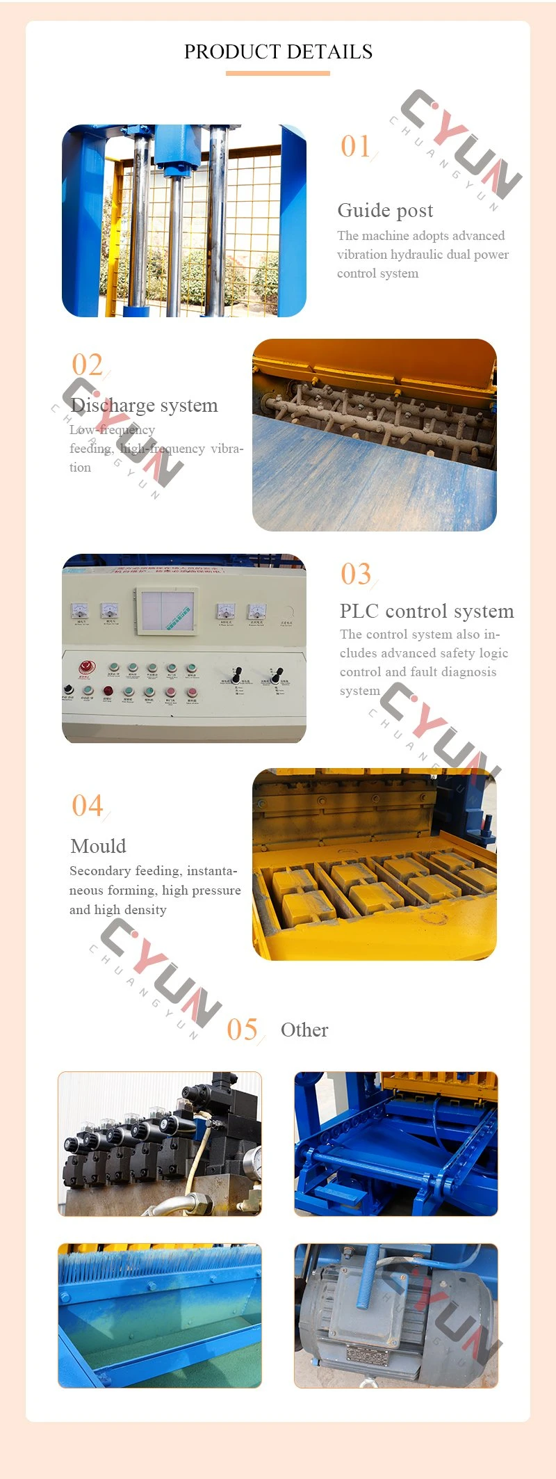 Qt4-15 Kerb Stone Concrete Brick Block Making Machine Price with German Technology