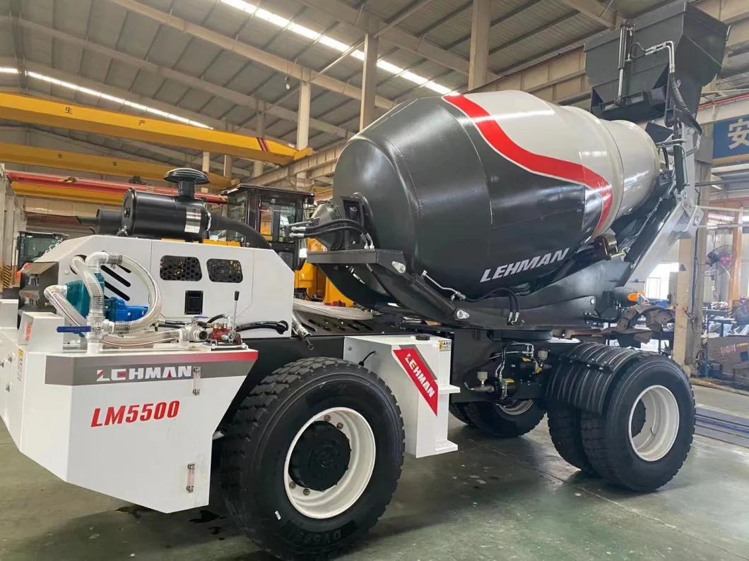 Bj5000 Diesel Concrete Cement Mixer with Lift for Sale