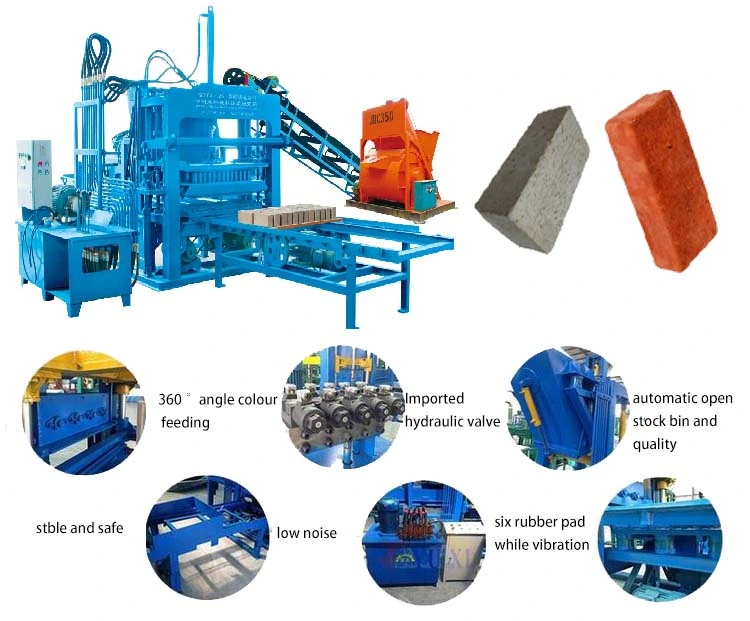 Diesel Vibrating Soil Hollow Cement Laying Block Concrete Brick Making Machine