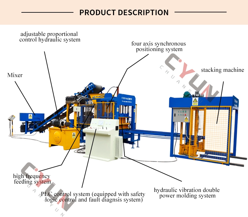 Qt4-15 Kerb Stone Concrete Brick Block Making Machine Price with German Technology