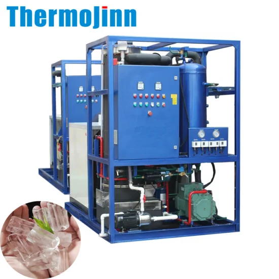 Thermojinn 1-40 тонн/24 часа коммерческая промышленная машина для производства чешуйчатого/трубчатого/блочного льда для пищевой промышленности и рыбалки