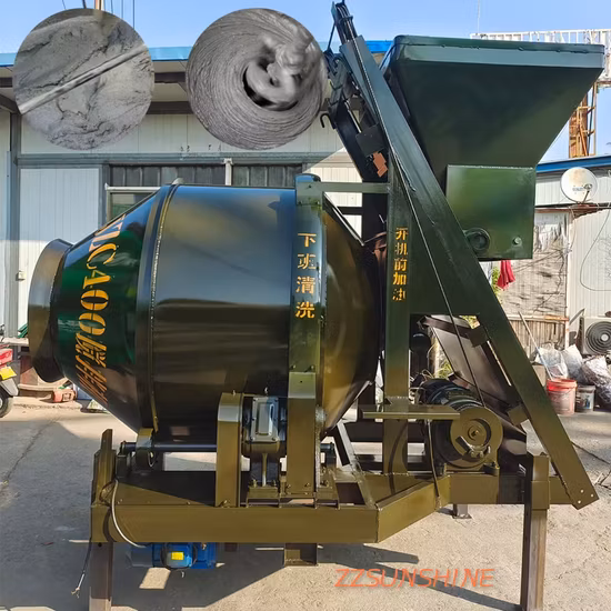 Электрический портативный наклонный барабан для малой строительной техники/планетарный бетоносмеситель для готовой бетонной смеси